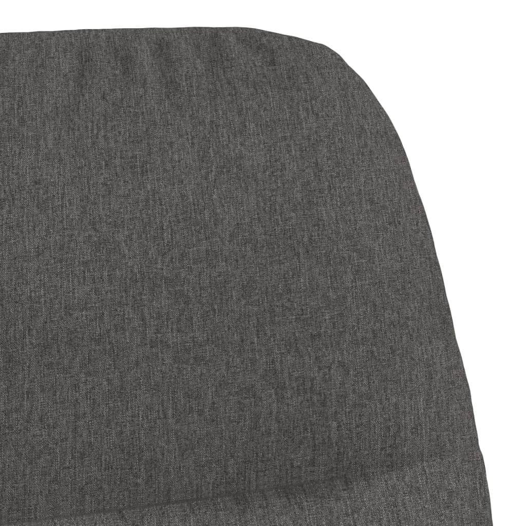 Genérico Silla Mecedora de Tela Gris Oscuro,Mobiliario,Sillas,Mecedoras,Gris,9.9 kg,341043