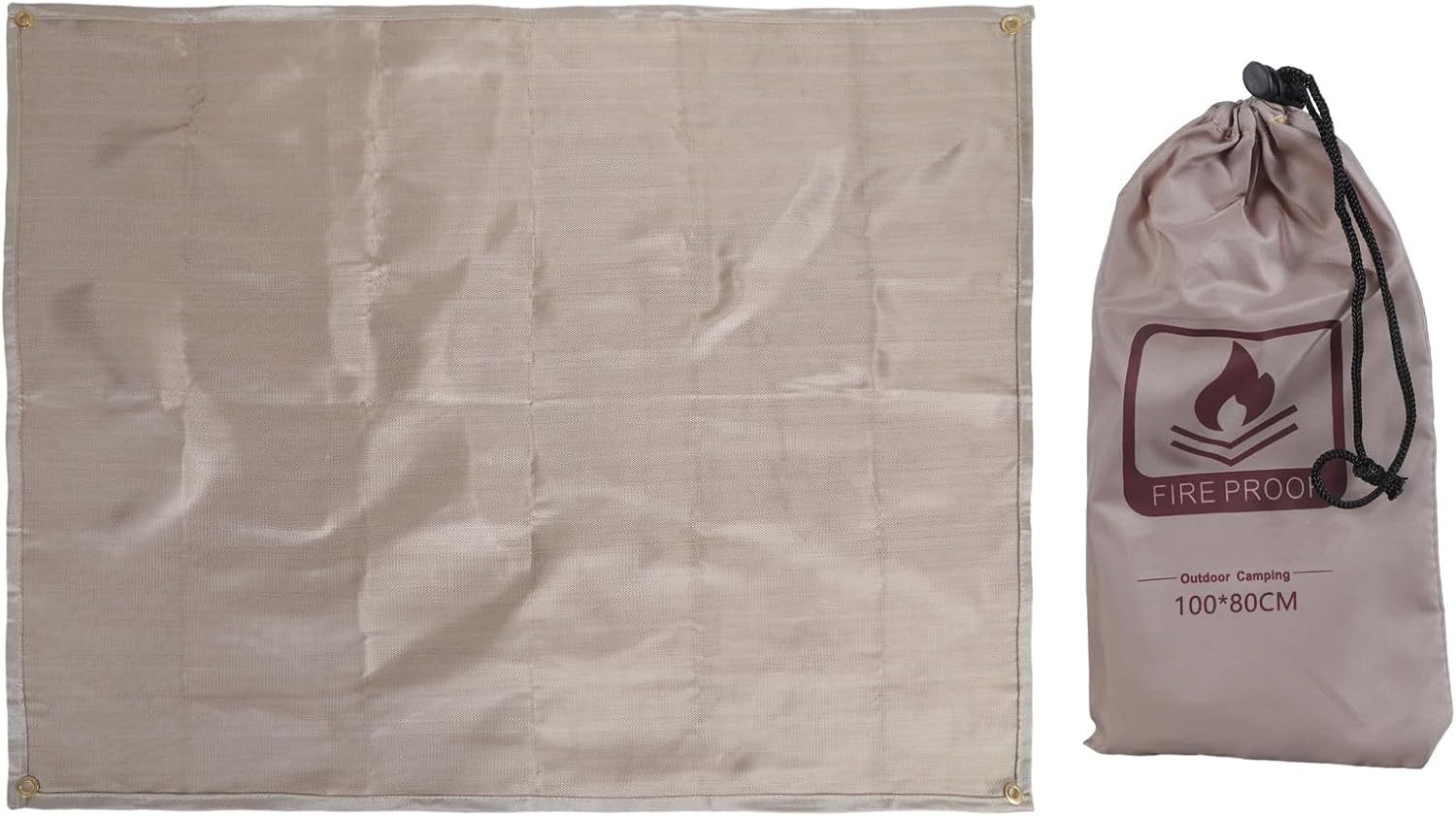 Foldable Flame Retardant Blanket Proof Mat for Barbecue and Camping Floor Protector Insulation Pad Insulation Pad