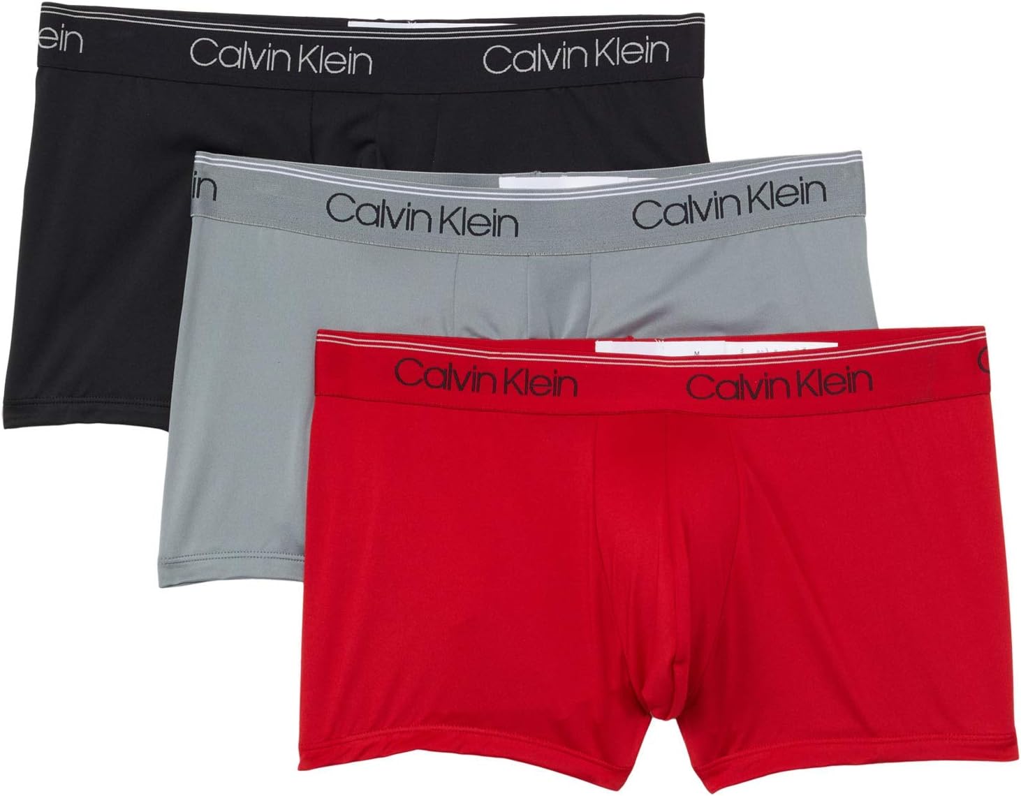 Calvin Klein Men's Underwear Microfiber Stretch 3 Pack Trunk