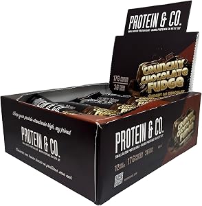 NEW Protein & Co. Small Batch Protein Bars - Crunchy Chocolate Fudge