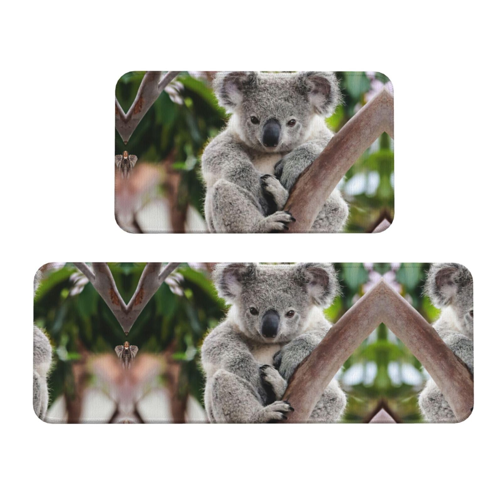 Tapetes de cocina absorbentes y cómodos con diseño de koala para proteger tu suelo