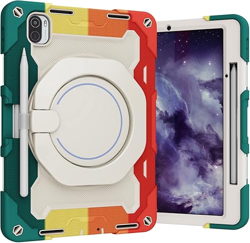 Miniatura 9 de Funda para Xiaomi Pad 5 de 11.0 pulgadas, PC + silicona de 3 capas Combo Armor Heavy Duty Cubierta a prueba de golpes para Xiaomi Pad 5 Pro 5G con