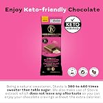 Ross Chocolates ™ Gourmet Chocolate Bars | Creamy, Melt-In-Your-Mouth | Sugar Free | No Stevia Aftertaste | Keto Friendly | Good for Diabetics | 12 x 34g Bars Milk Chocolate With Coffee and Quinoa