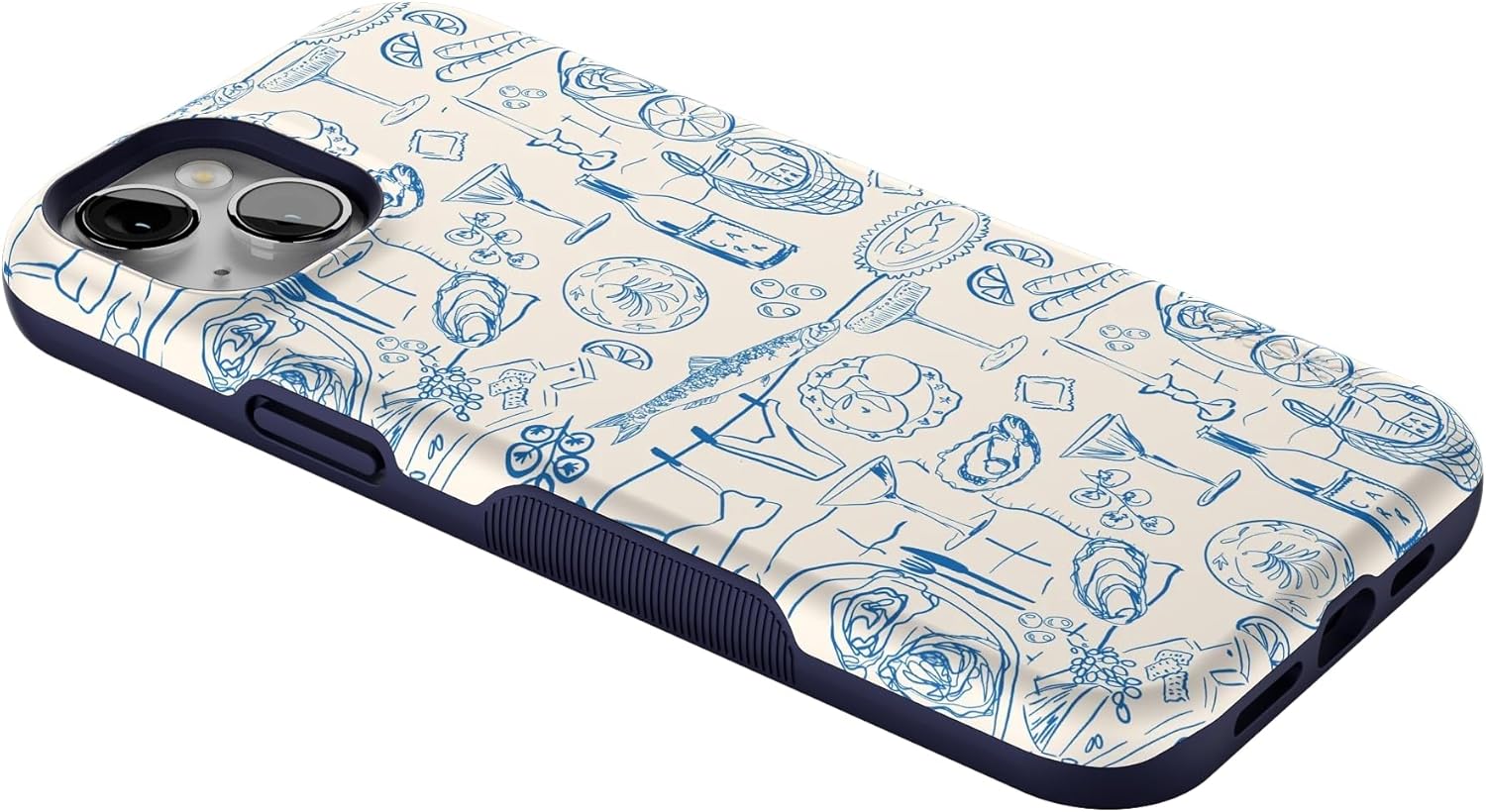 Casely iPhone 14 Plus Case | Amalfi Aperitivo | Dolce Vita | Bold Protective Design | Compatible with MagSafe