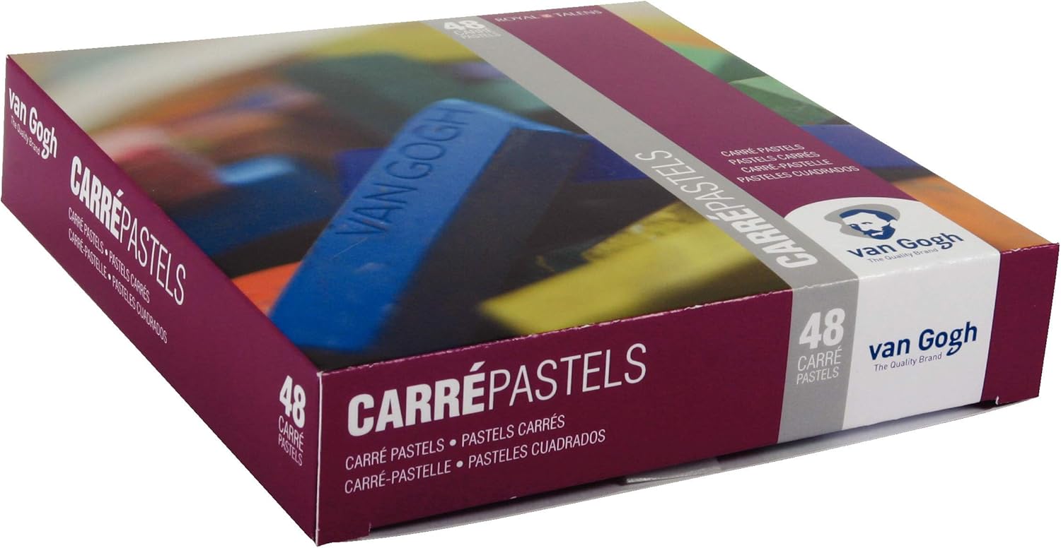 Van Gogh Carre Pastel, Square Full Stick, 48-Piece Set