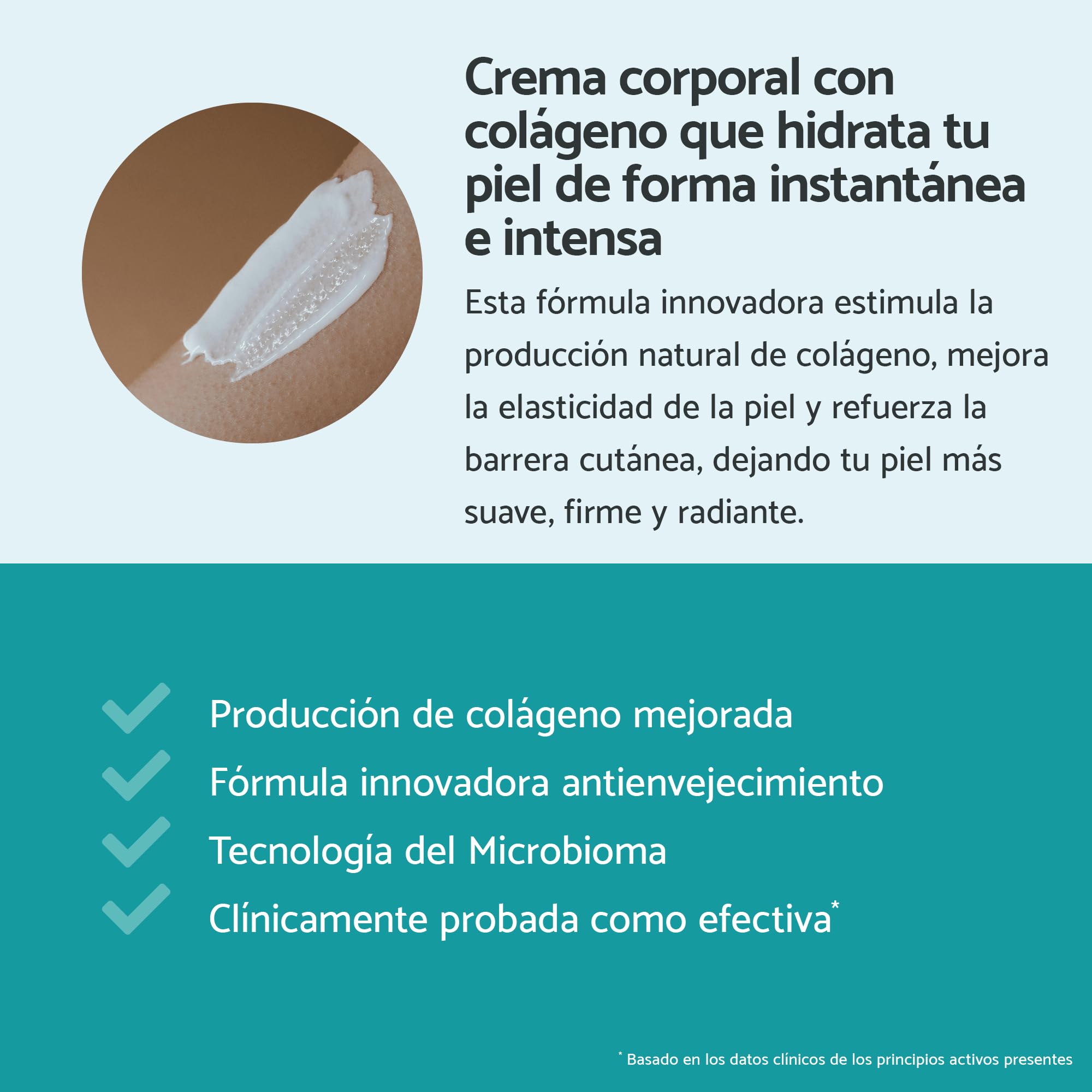Remescar Collagen Body Crema de Día + Crema Corporal de Noche – Rutina Corporal Antiedad Día y Noche – Hidratación Profunda, Elasticidad y Firmeza – Ácido Hialurónico y Tecnología Microbioma – 200 ml