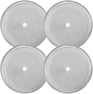 4 Pack French Press Replacement Filter Screen, findTop 4 Inch Stainless Steel Mesh Replacements for 1000 ml / 34 oz / 8 cu...