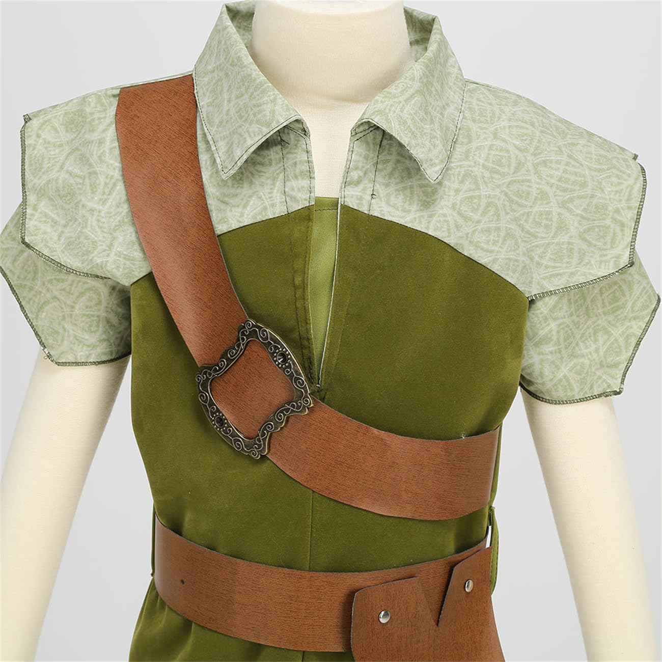 Bambino ‌Peter Pan Cosplay Elfo Costume per Halloween Festa Set