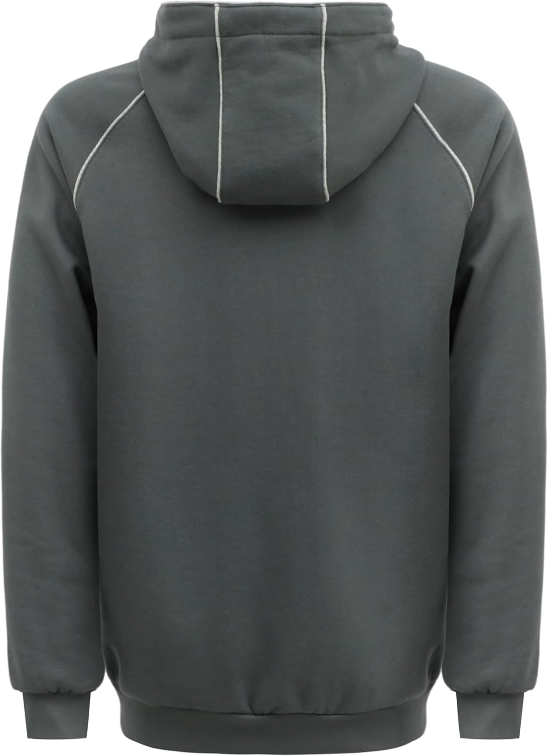 BOCOMAL FR Hoodies 12oz Heavyweight Cotton Fleece Zipper Front Flame Resistant Contrast Stripes Hooded Sweatshirts - Image 6