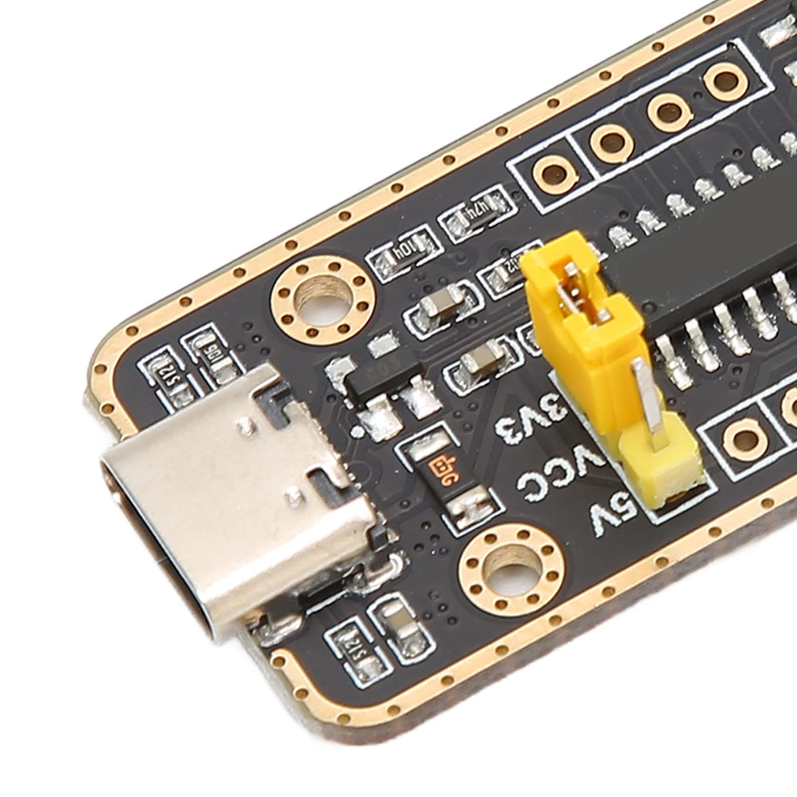 PUSOKEI Adaptateur USB vers UART TTL, Module de Convertisseur Série 6PN, Module de Communication Série Universel, Puce CH343G, Interface USB C, Protection Contre Les Surtensions,