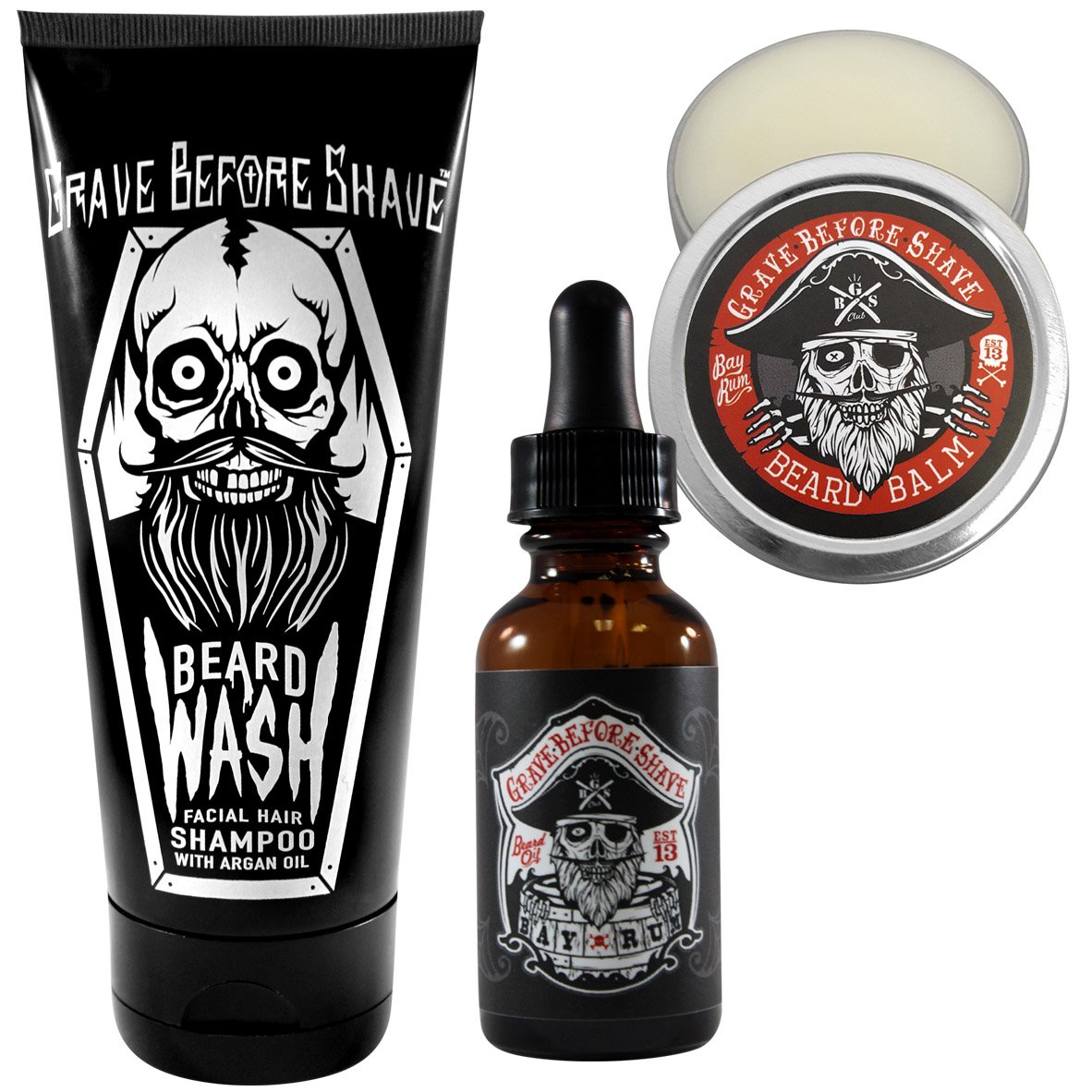 Grave Before Shave Beard Care Refill Pack – Bay Rum Scent