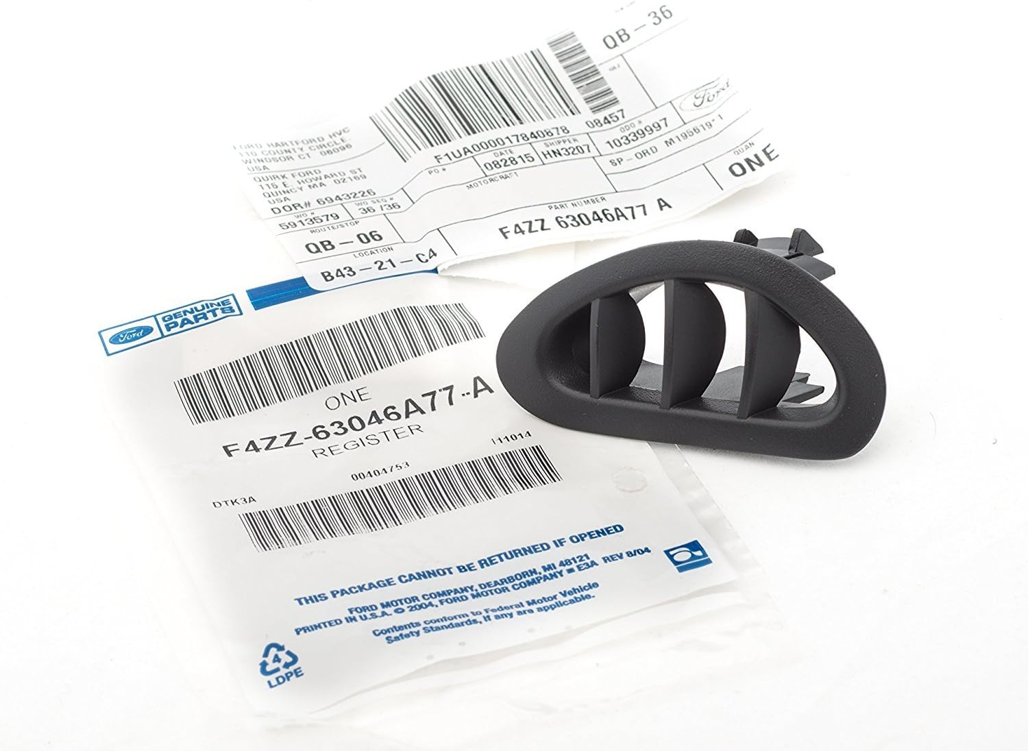 Genuine Ford F4ZZ63046A77A Air Vent Louvre Assembly