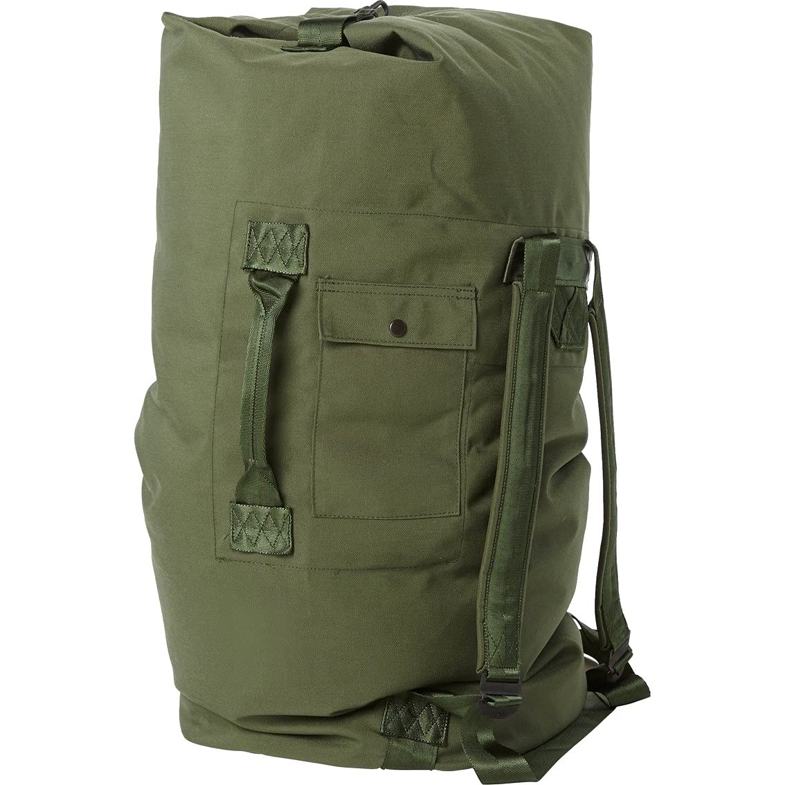 Military Outdoor Clothing Previously Issued U.S. G.I. Olive Drab Cordura Duffle
