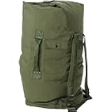Military Outdoor Clothing Previously Issued Government Olive Drab Cordura 2 Strap Duffle Bag
