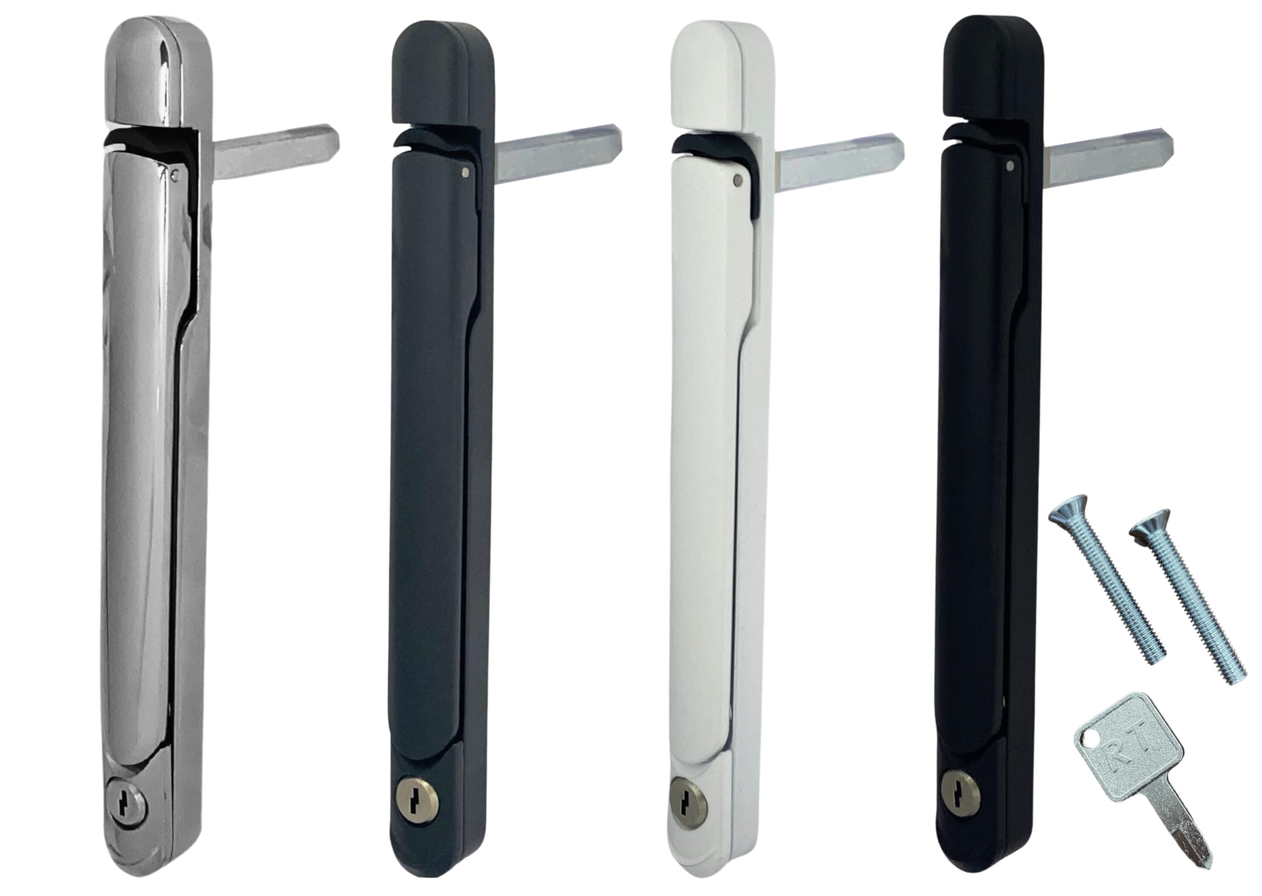Verselo Low Profile Window Handle for Blinds (Black, 15mm)