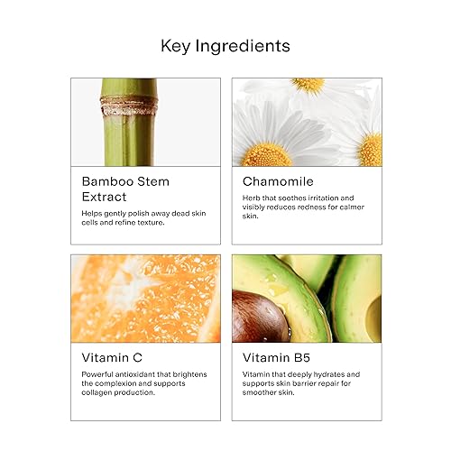 Miniatura 4 de CLEARstem - VITAMINSCRUB - Limpiador exfoliante con infusión antioxidante - Jabón facial exfoliante + exfoliante corporal - Vitamina C, cáñamo,