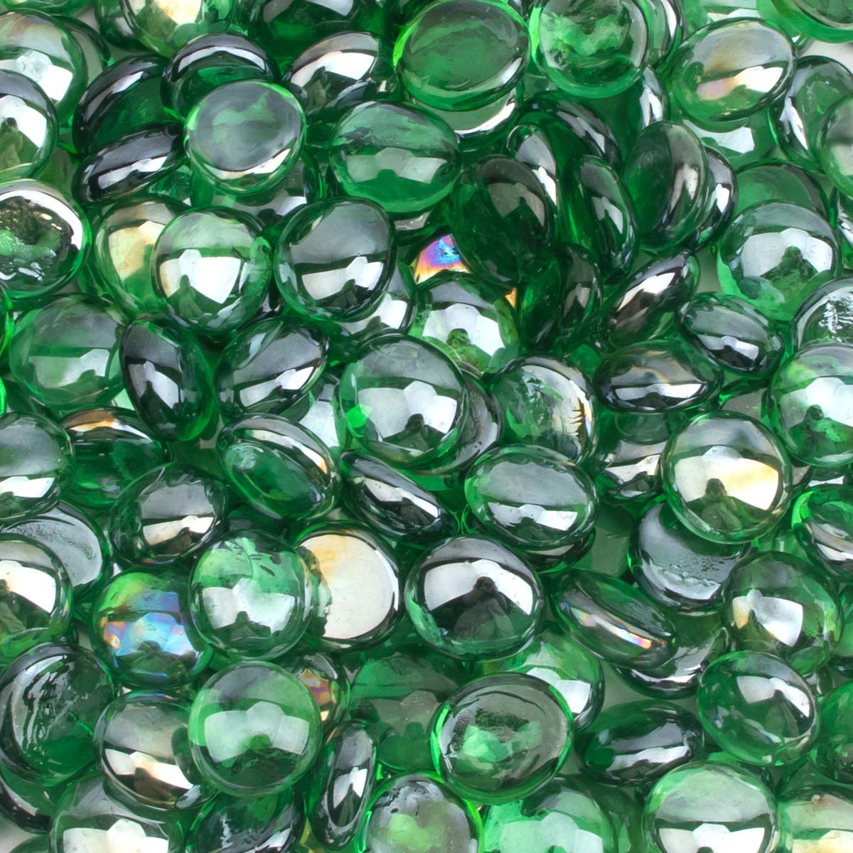 Buy [18 Pound] Fire Glass Beads Fireglass Drops for Fire Pit Fireplace