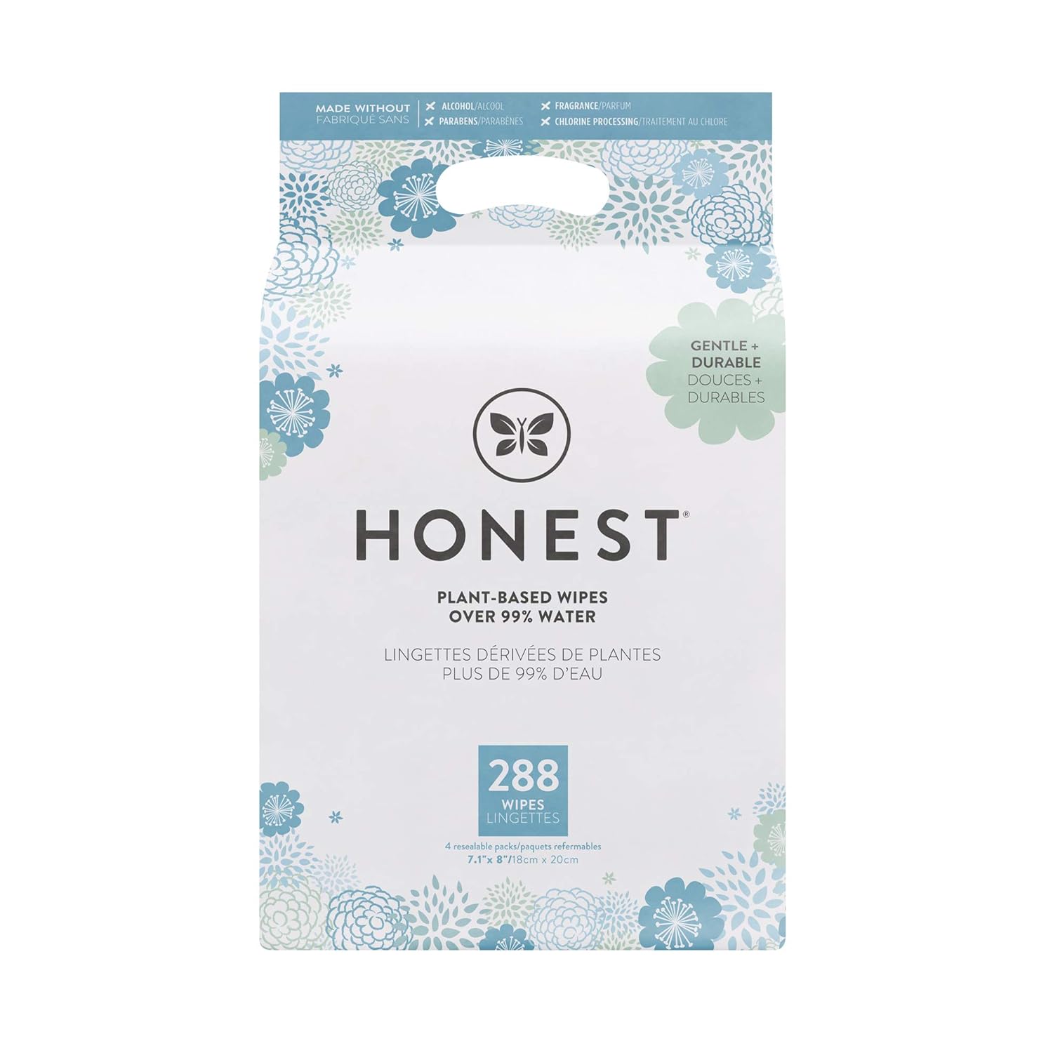 The Honest Company, Baby Wipes, Hypoallergenic Honest Wipes, 288 Count : Beauty & Personal Care