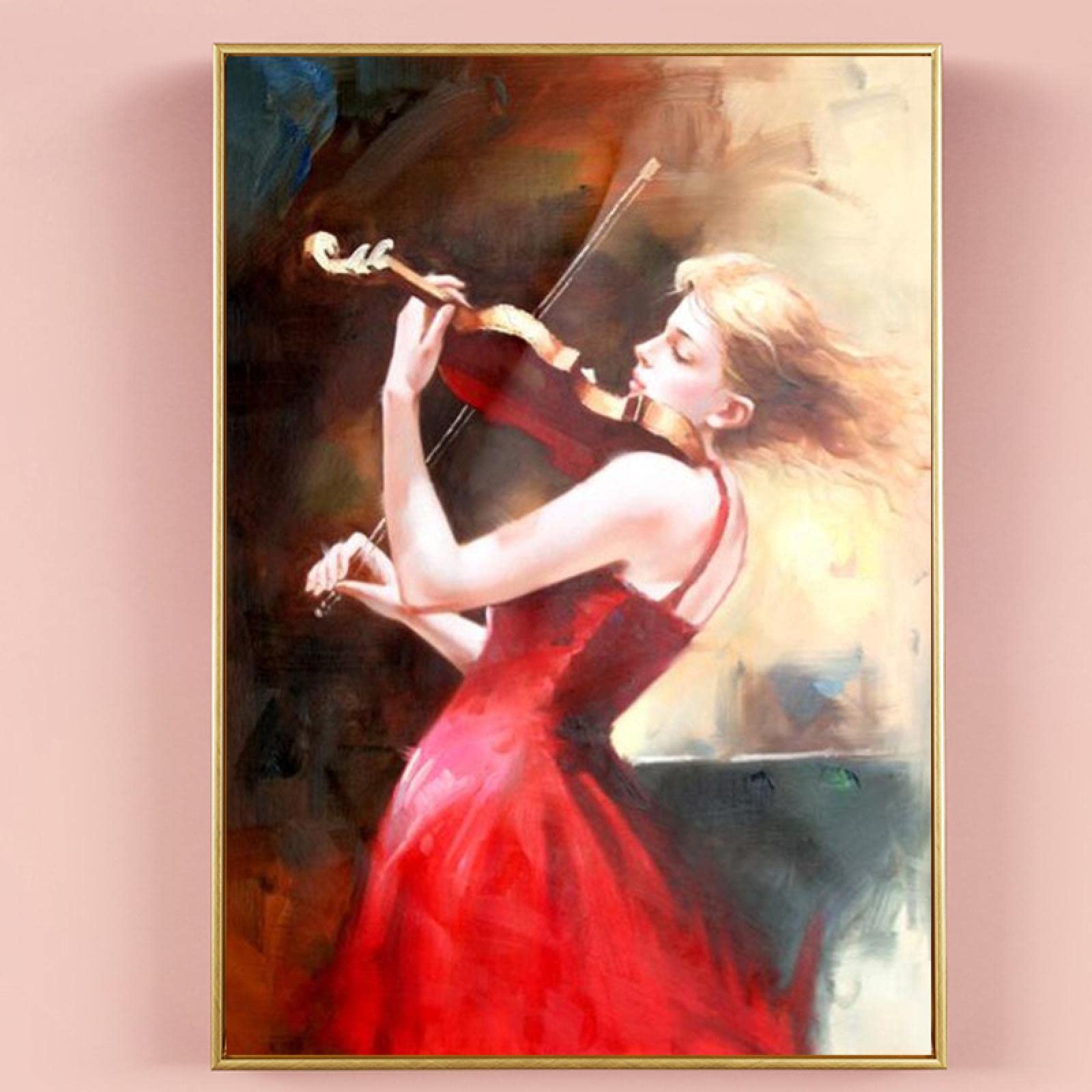 バイオリン演奏 絵画 Amazon.co.jp: 絵画 インテリアバイオリンを演奏する女の子