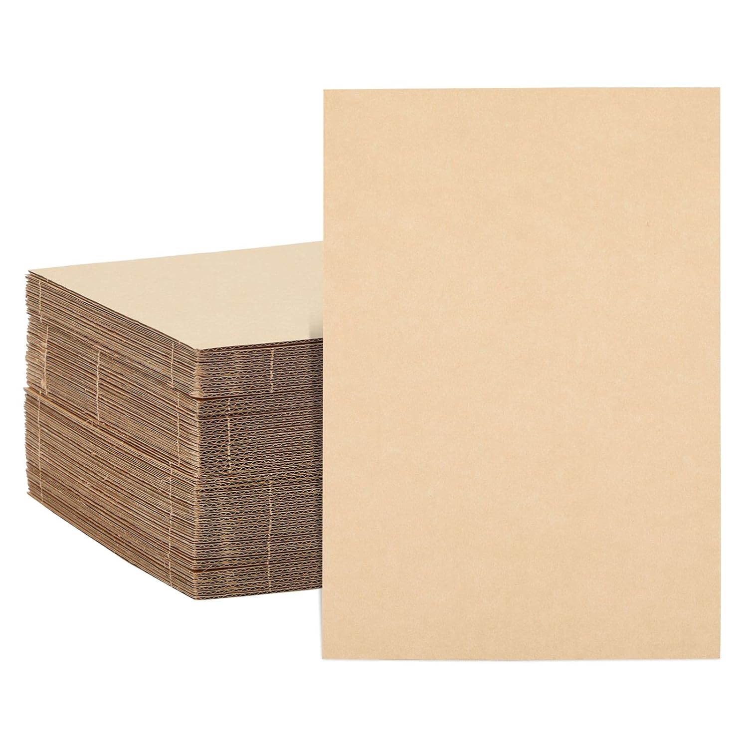 Corrugated Cardboard Divider Sheets, 7x10 Backing Board for Shipping