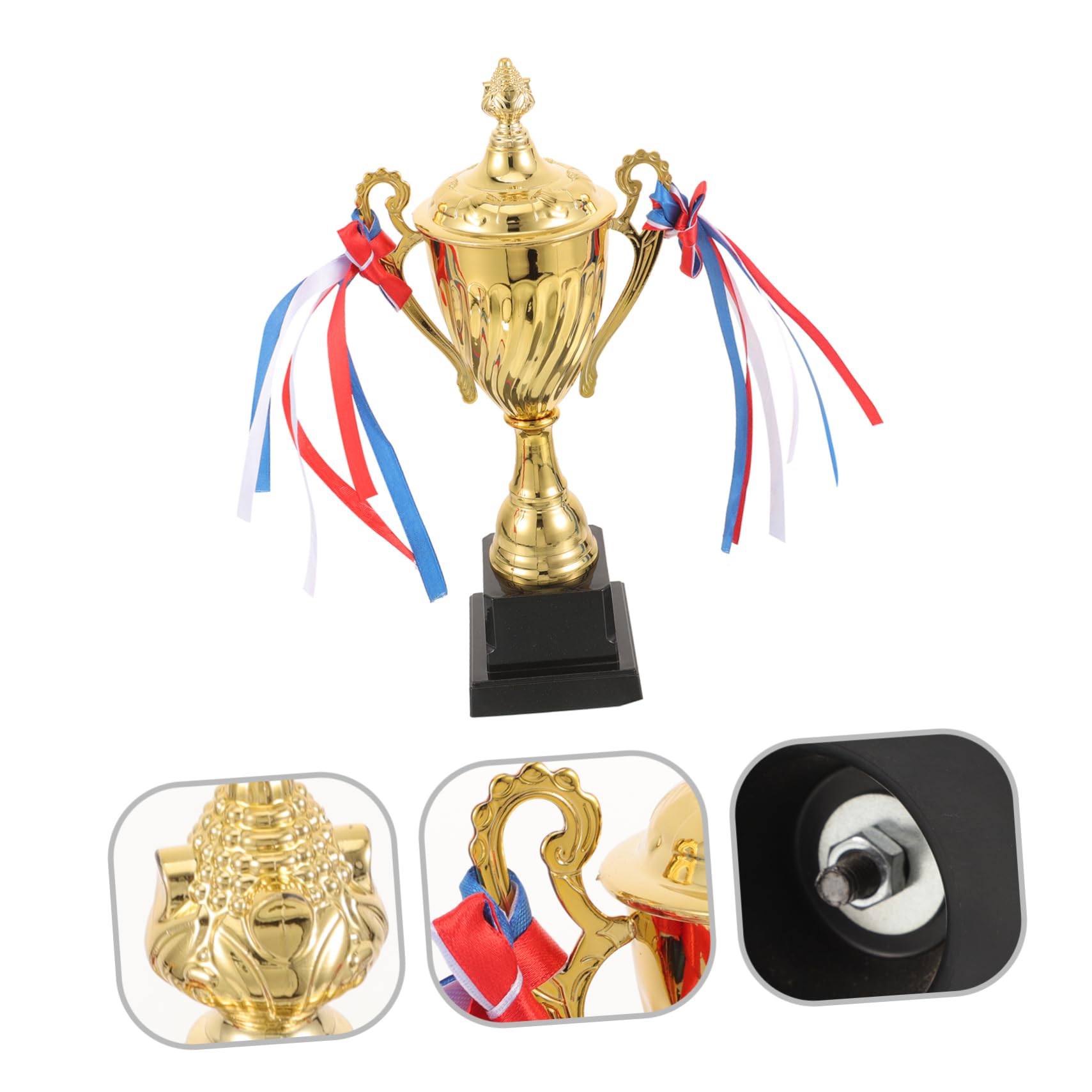 Toyvian Sportivo Metallo Coppa Premio Basket con Base per Tornei Scolastici e Cerimonie Onore