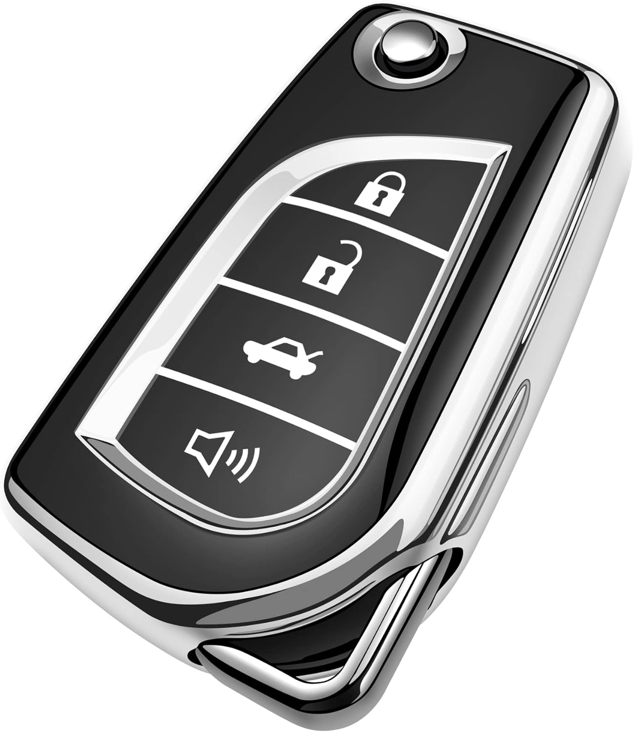 Tukellen for Toyota Key Fob Cover Special Soft TPU Key Case