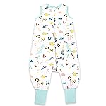 Toddler Sleep Sacks for 3t-4t, 1 Pack Baby Wearable Blanket with Feet, Sleeveless Breathable Sleep Sacks for Baby Boys Girls