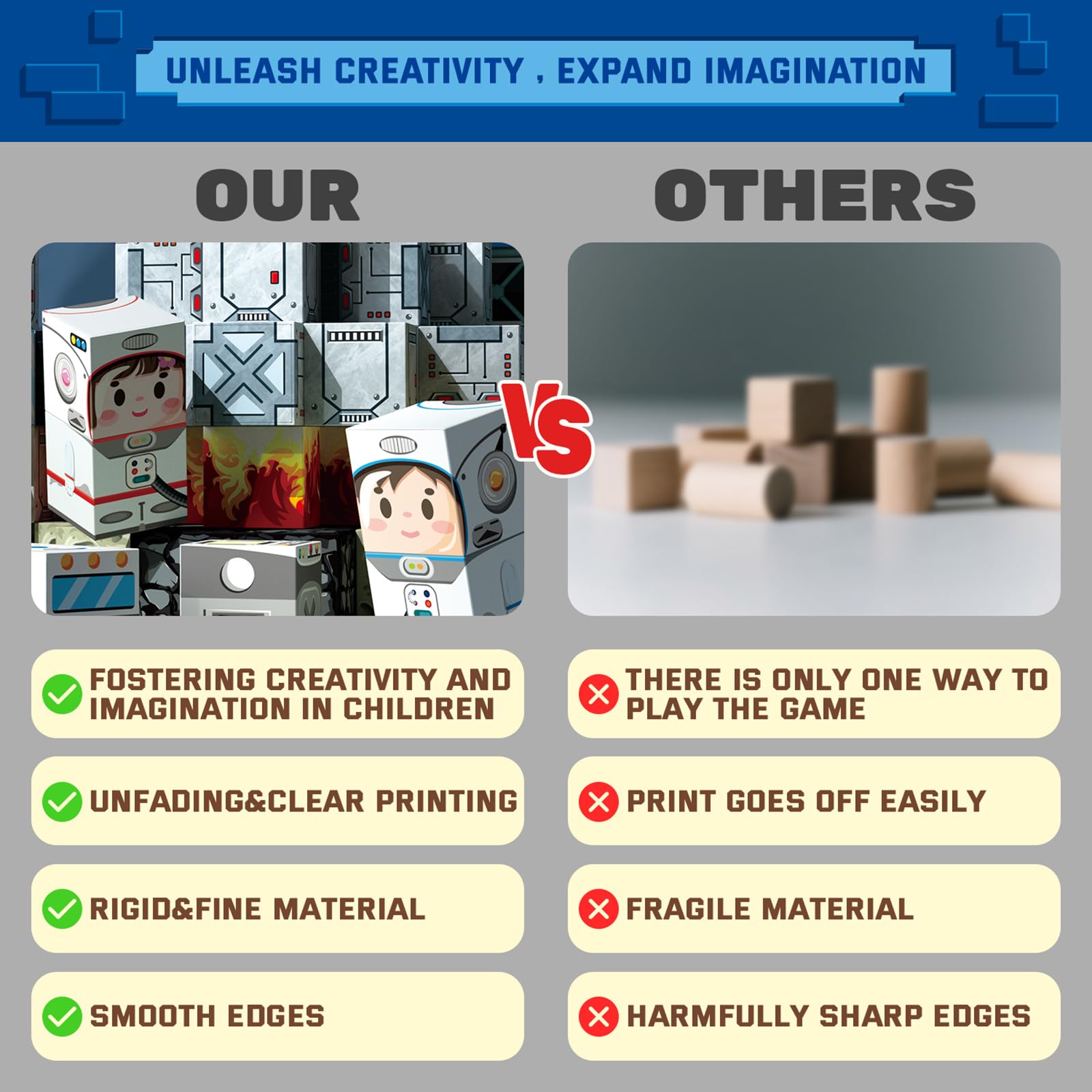 Bloques magnéticos espaciales de 150 piezas | Juguetes educativos STEM para niños mayores de 3 años, juego de construcción apilable creativo con cubos magnéticos de 0,8 pulgadas