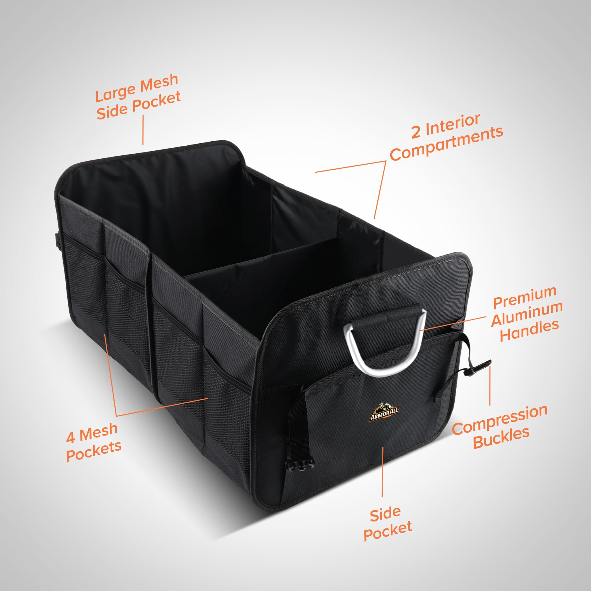 Amazon.com: Armor All Car Trunk Organizer, Collapsible Multi