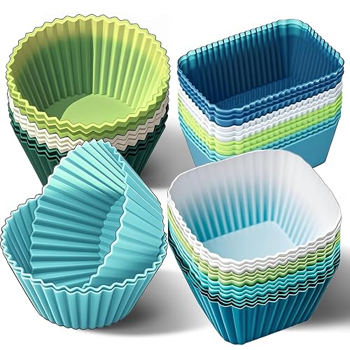 IELEK Silicone Cupcake Liners 36 Pack