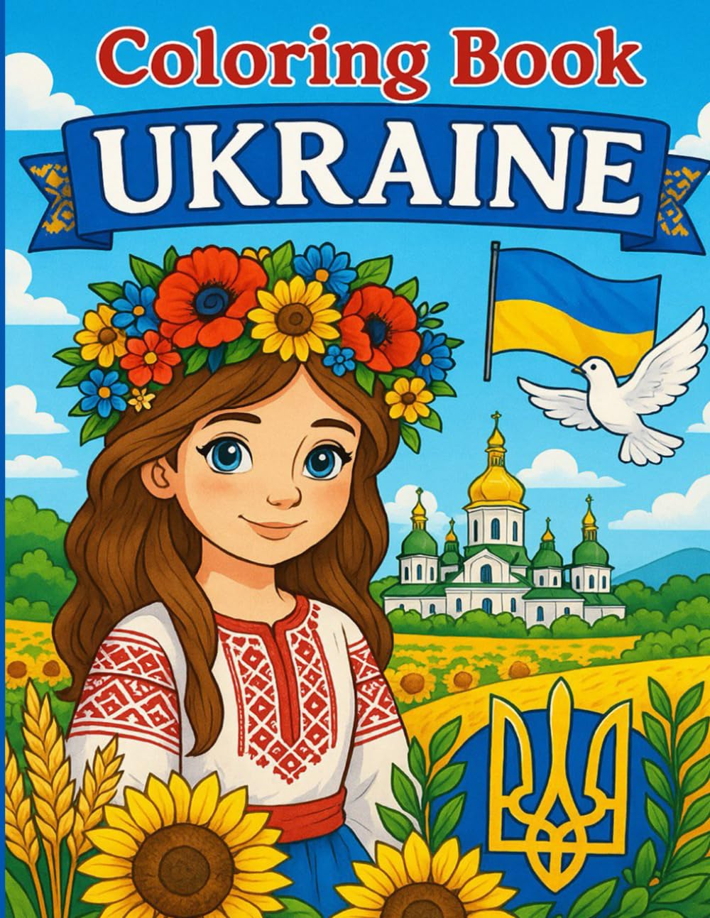 Coloring Book UKRAINE: A Journey Through Culture, Beauty, and Pride