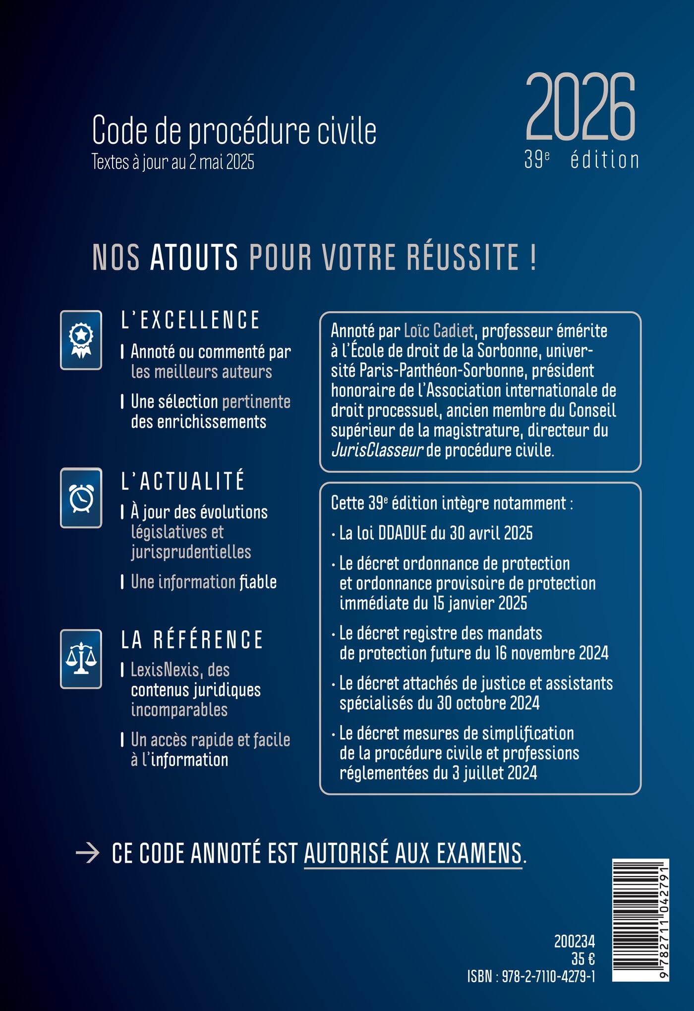 Code de procédure civile 2026