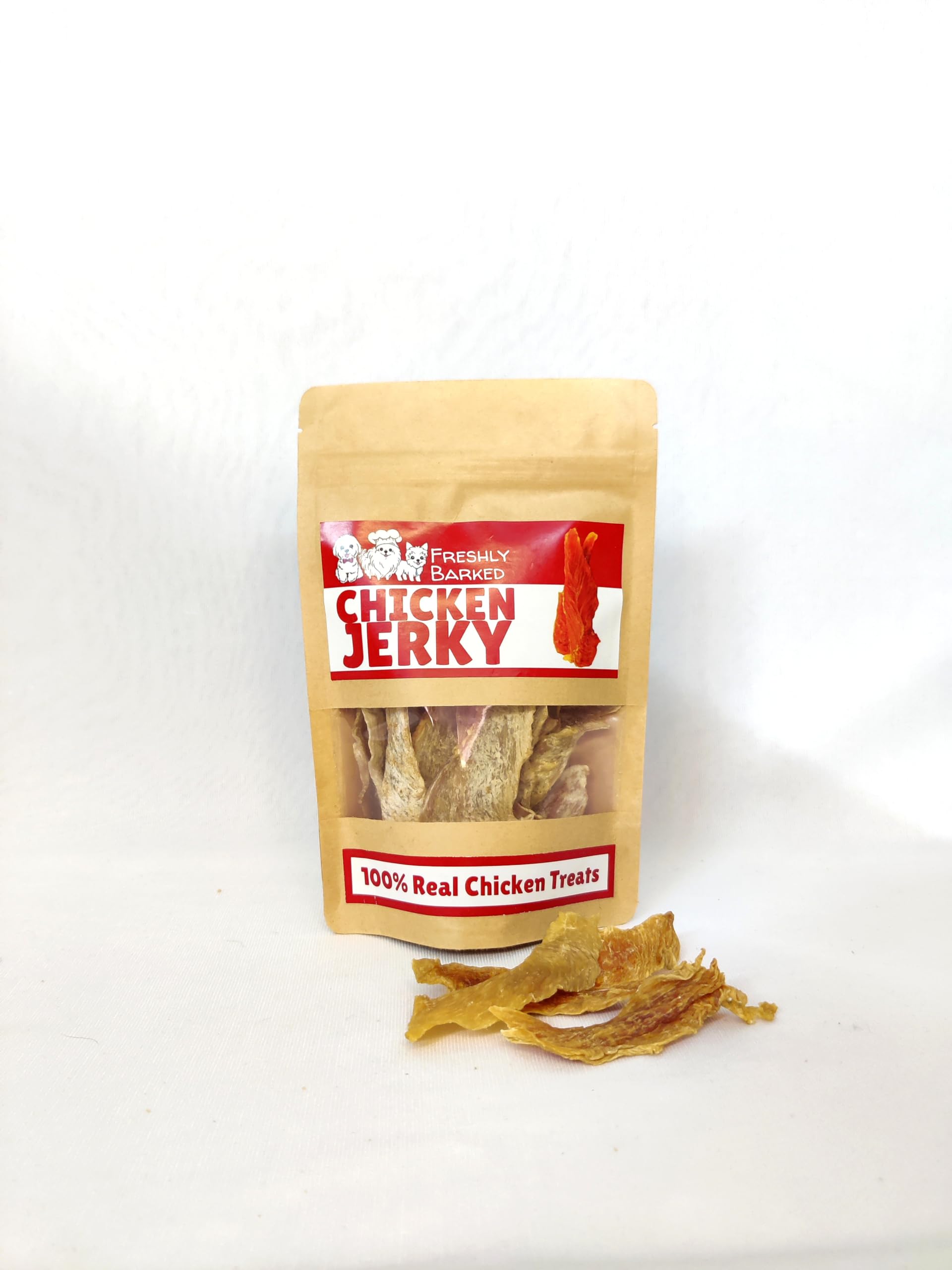 Chicken Jerky Pet Food Dog Treats Freshly Barked 60 GMS Tasty Food/Crispy Treats Dog Food Non Veg (B0BT81NW47) Amazon Price History, Amazon Price Tracker