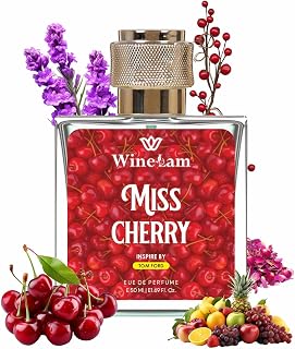 WineLam Miss Cherry Eau de Parfum, Cherry Fruity Scent, 25% Concentrated EDP, Vegan, Sulphate Free, 50 ml Price In India