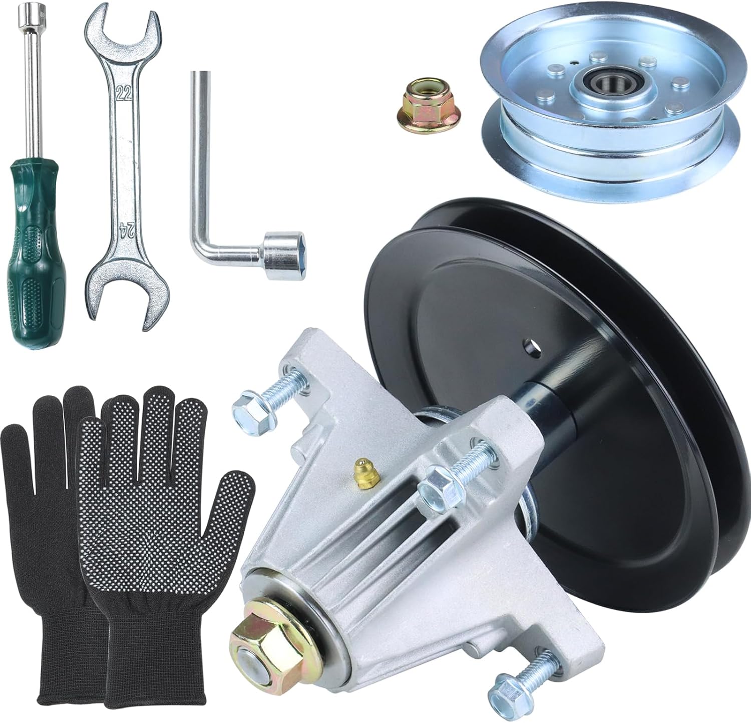 GUSUHAWK プリグリース918-06977A スピンドルアセンブリ 756-05034A アイドラープーリー付き 918-06