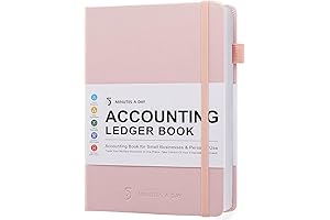 Accounting Ledger Books: Track Balance, Income, and Expense for Small Businesses and Personal Use