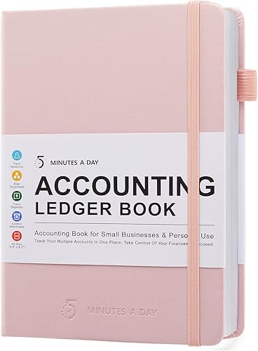 Libro de contabilidad - Libro de contabilidad para pequeñas empresas y uso personal - Libros de contabilidad columnar para contabilidad, seguimiento