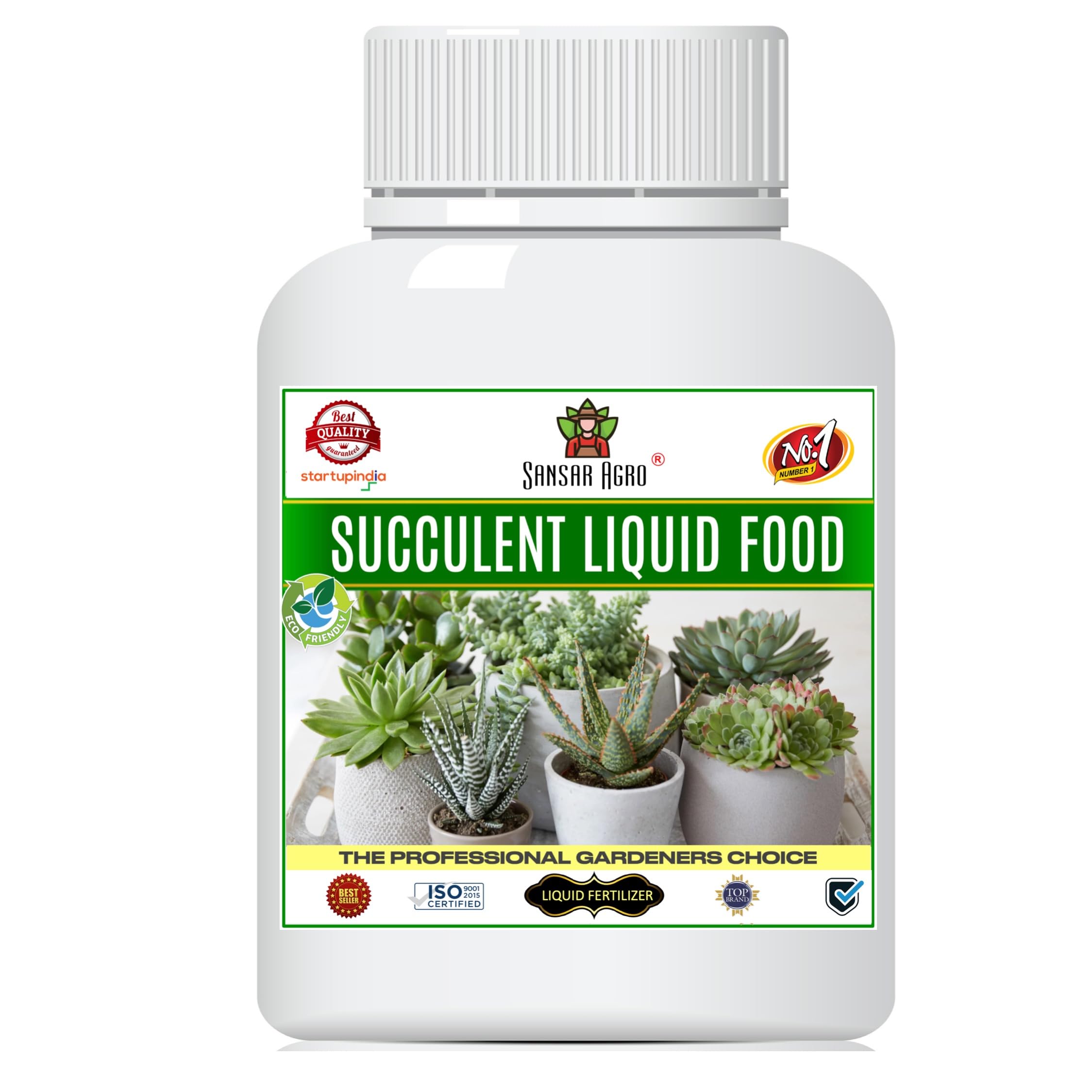 Sansar Agro® Succulent Food Fertilizer Liquid Fertilizer, Premium Essential Liquid Fertilizer for for the Best Growth of Succulent Plants with Growth Nutrients and Charged Micro-organism (250 ml) (B09HC44SRW) Amazon Price History, Amazon Price Tracker