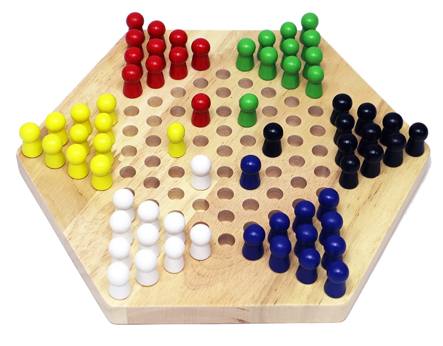 CHANNAPATNA TOYS Wooden Chinese Checkers Set - Board Game with Marbles - Superb Family Game for Adults and Kids 3+ - Gift for Fun Toy (B09T2YR4DR) Amazon Price History, Amazon Price Tracker