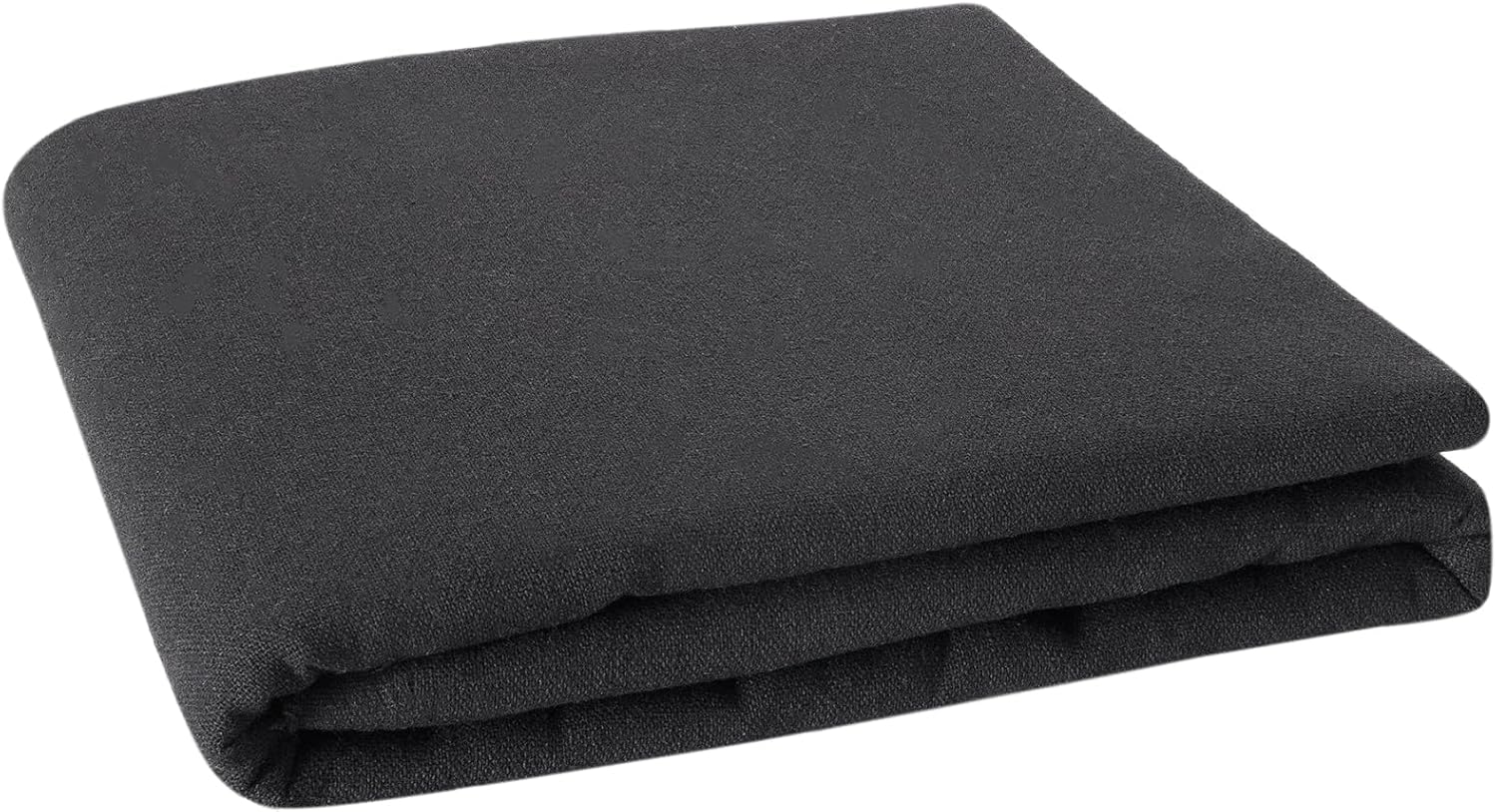 Linen Fabric by The Yard - 10 Yard Linen Embroidery Fabric Plain Solid Color Cloth, 62 Inch Wide Cloth for Needlework, Quilting, Embroidery, Curtain, Garments Craft, Black