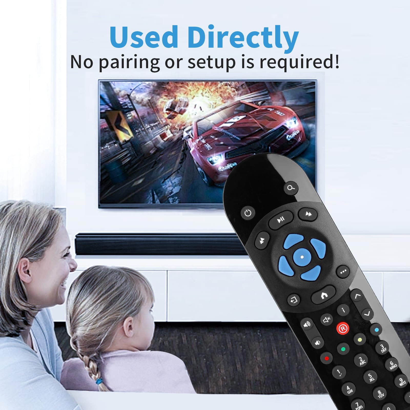 Telecomando Di Ricambio Per TV SELECLINE 55S18UHD - Sostitutivo, Non Universale - 2