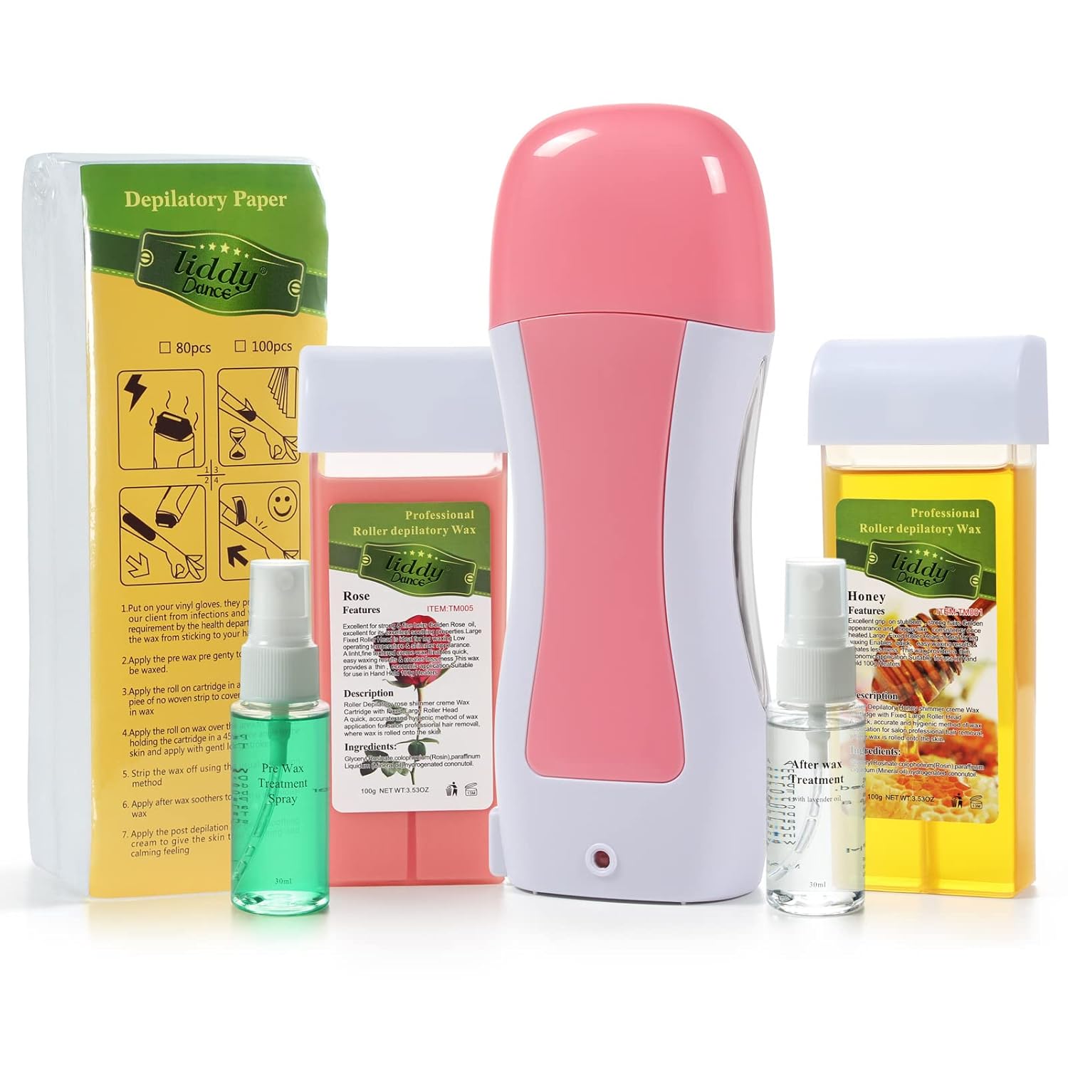 Roll on Wax Kit Wax Kit for Sensitive Skin Hair Removal