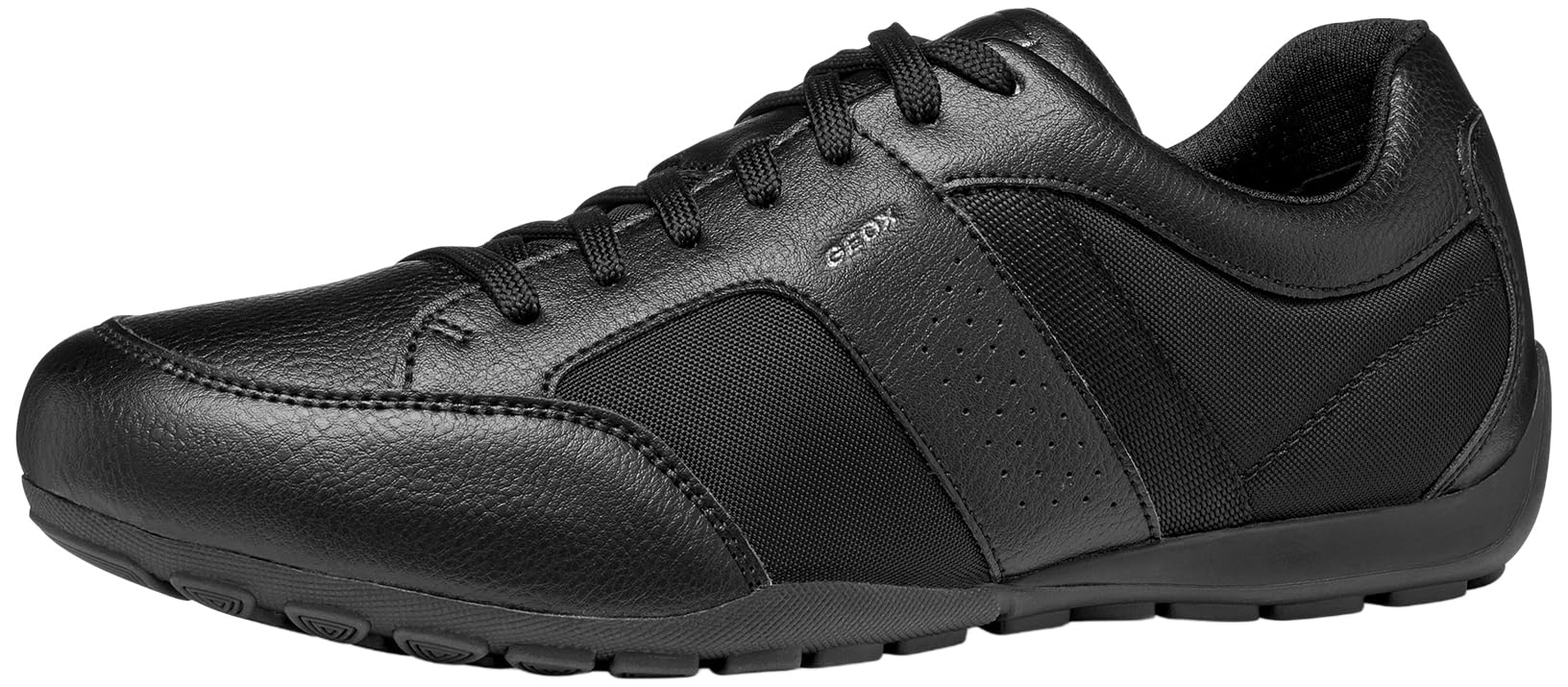 Geox Men U Ravex A Sneaker, Black, 7 UK