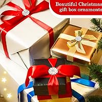 Vista 5 de 50 adornos de diamantes de imitación de perlas de imitación retro con parte trasera plana, botones vintage con perlas de imitación, flores