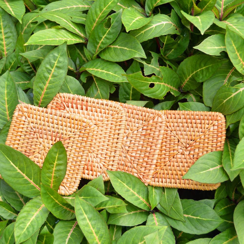 Bеѕt Cуbеr Dеаlѕ 🔥 Handmade Rattan Coaster Drinks Cupmat Coffee Coasters Hоt Dеаlѕ Handmade Rattan Coaster Drinks Cupmat Coffee Coasters