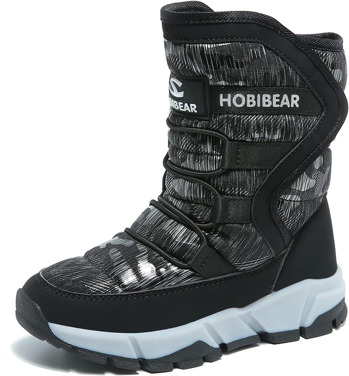 GUBARUN Boys Girls Snow Boots Winter Waterproof Slip Resistant Cold Weather Shoes