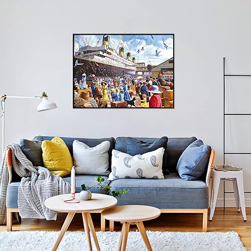 Miniatura 7 de Rompecabezas de 1000 piezas para adultos, 101 cachorros de césped, rompecabezas para adultos, 1000 piezas, rompecabezas de parque de perros,