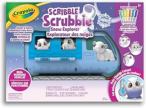 Crayola Scribble Scrubbie Pets Arctic Snow Explorer Playset, Creative Toys