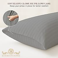 Vista 30 de 100% Cotton Pillow Covers for Queen/Standard Size Pillows - Set of 2 Sateen Pillowcases - Egyptian Cotton Pillow Cases with Long Staple Cotton for