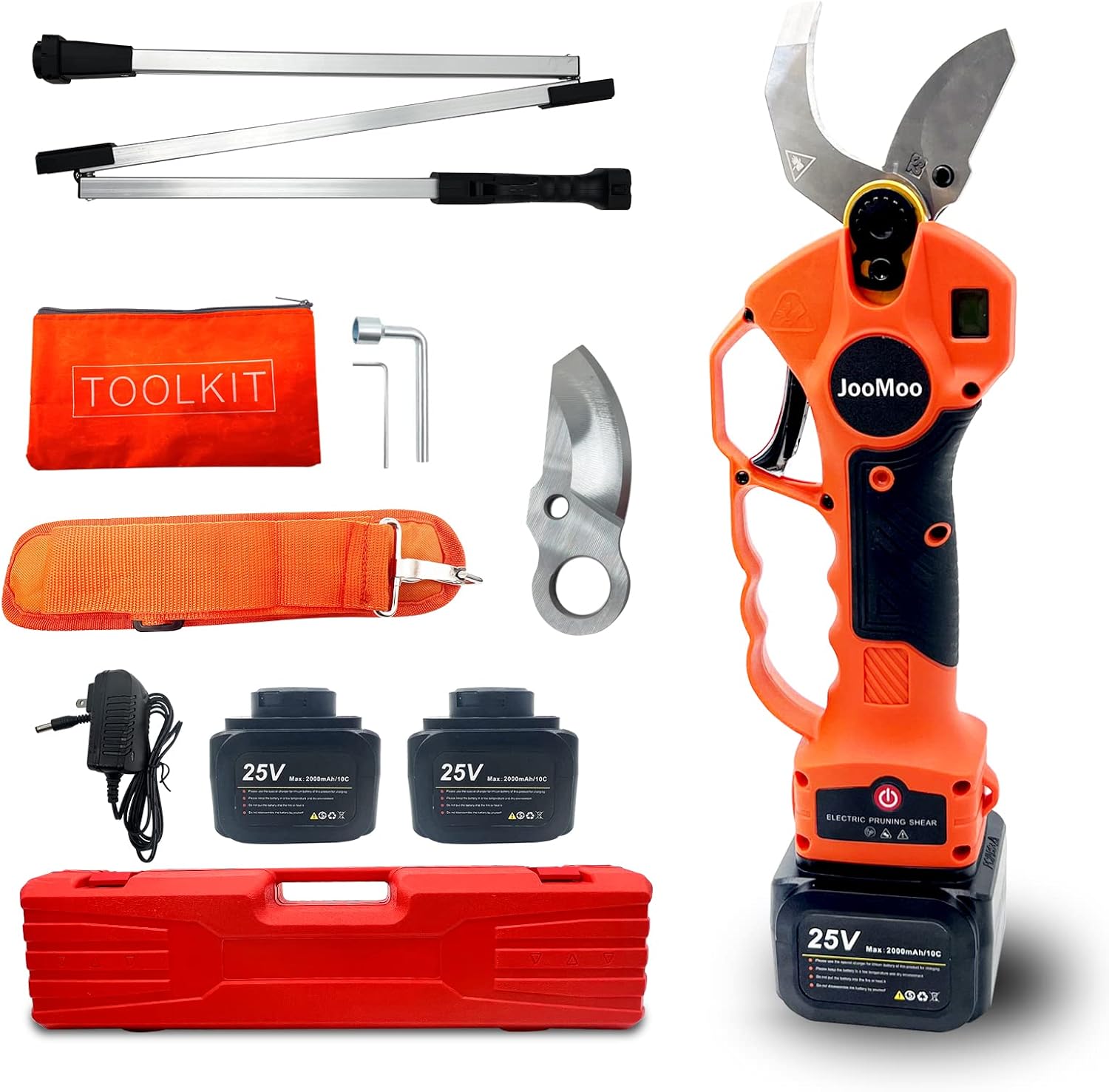 JooMoo Electric Pruning Shears 25V Battery Electric